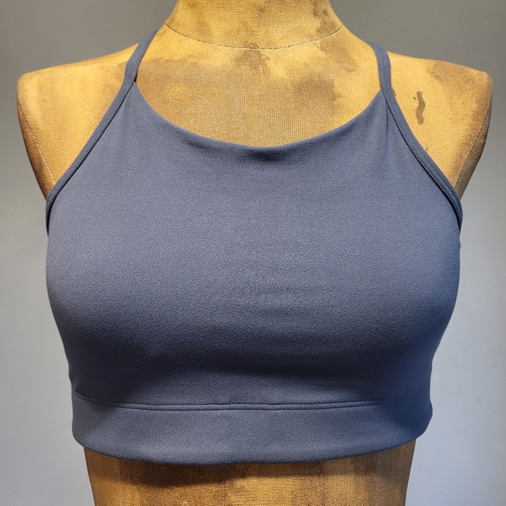 Stori Sports Bra Blue Gray Size 8